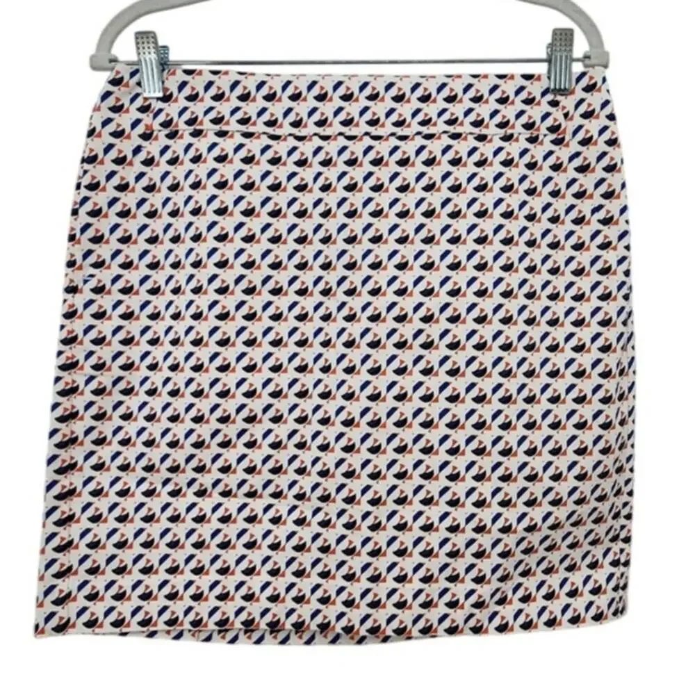 New NWT‎ Ann Taylor Geometric Shaped The Maddison Skirt 4